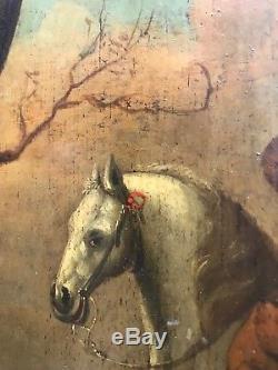 Ecole flamande du XVIIe mention et goût Philips Wouwerman (1619-1668) cheval