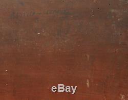 Émile BASTIEN-LEPAGE tableau huile paysage chemin meules foin campagne Jules