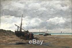 Emile Louis Vernier (1829-1887)-Normandie-Bretagne-Marie Jeanne-Paris-Concarneau