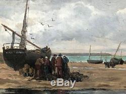 Emile Louis Vernier (1829-1887)-Normandie-Bretagne-Marie Jeanne-Paris-Concarneau