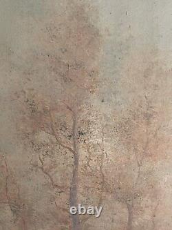 Eugène Camille Lambert (1871-1948) Huile sur bois Signé Paysage 1911