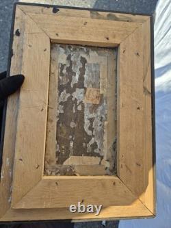 Fragment de volet de triptyque Huile sur bois École ancienne