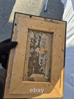 Fragment de volet de triptyque Huile sur bois École ancienne