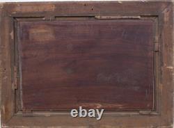 François Simon 1818-1896. Grand & Beau Paysage Avec Brebis & Bélier Au Repos