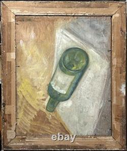 Fruits Still Life Antique Impressionist Fine Oil Painting on Hardwood, Framed