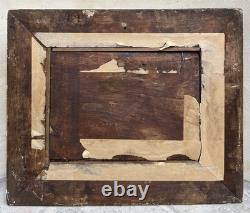 GUDIN Henriette Tableau Ancien Paysage Marine Bord de Mer Bateaux Peinture 19ème