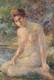 Gabriel Griffon 1866-1938 Nu Feminin Peinture Huile Sur Panneau De Bois