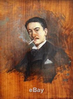 Giovanni BOLDINI, portrait, homme, peinture, portrait, cigarette, impressionisme