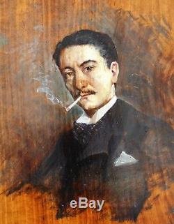 Giovanni BOLDINI, portrait, homme, peinture, portrait, cigarette, impressionisme