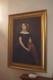 Grande Tableau Sign&eacute; 110x80cm Motif Portrait Avec Cadre Bois Dore, D Un Chateau