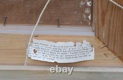 Harry Bonde Petersen Paysage D'Hiver Huile Sur Bois Signé Tableau Cadre