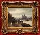 Henry Malfroy Tableau Paysage Notre-dame Paris Quais Seine Impressionnisme Pluie