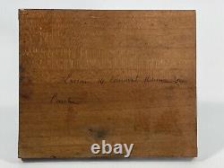 Huile Panneau Bois Xixeme L Ocean De L Amiral Morice Sur L Aube B1071