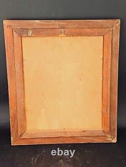 Huile Sur Bois Tableau Peinture Au Couteau Bouquet Fleurs Signé Juliette Bonnot