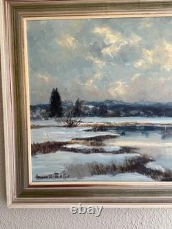 Huile Sur Bois Tableau - Signé Hans K. Baier. 1918/1976