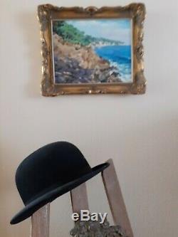 Huile sur Bois Jacques DAVRAIN 1927-2018 ROUBAIX Aiguebelle Esterel Lavandou