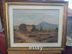 Huile sur Bois Paysage