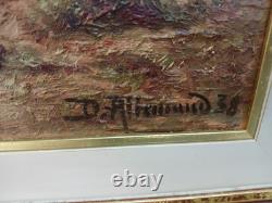 Huile sur Bois Paysage