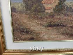 Huile sur Bois Paysage