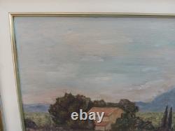 Huile sur Bois Paysage