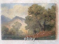 Huile sur boisOthon Friesz 23X16 cm Paysage