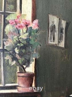 Huile sur bois 19ème le tailleur