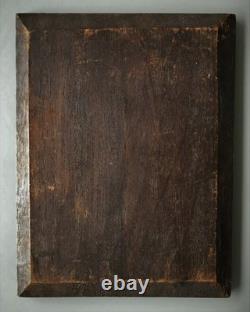 Huile sur bois 19ème le tailleur