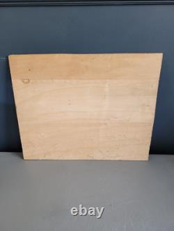 Huile sur bois paysage signée Carl SIM