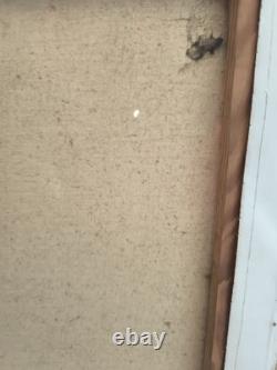 Huile sur toile N BOULIER Nature morte au bouquet de chardons cadre bois doré