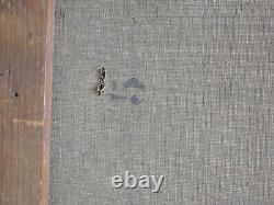 Huile sur toile anonyme Sous bois à la bergère école française Barbizon XIXèm