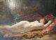 Huile Sur Toile Femme Nue Sous Les Bois Jj Henner Bon état