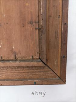 Intéressante peinture à l'huile sur bois XIXe cadre Barbizon signée A Frebourg