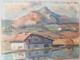 Jiva Robert William Jivanovitch 1907- 1974 Huile / Bois No Biarritz Pays Basque