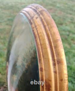 Jolie Peinture Slaves/ Ovale Huile Sur Bois Lacqué Cueillette De Fleurs/46×34cm