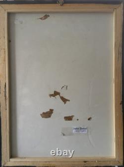 Jules DIDIER (1831-1892) Sous-bois en hiver. Huile sur panneau signée