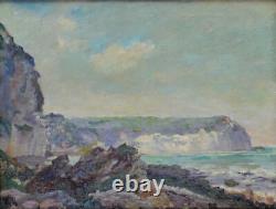 Jules-Lucien Brault ne? En 1861. Falaises a` Yport