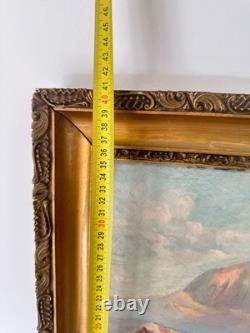 LOUIS DUPUY Eugène GALIEN-LALOUE (1854-1941) huile paysage sur planche bois