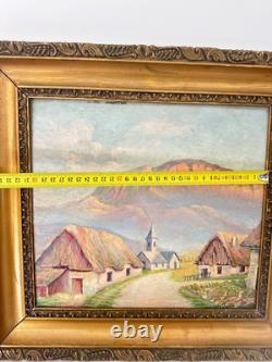 LOUIS DUPUY Eugène GALIEN-LALOUE (1854-1941) huile paysage sur planche bois