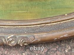 L BILLY. Bouquet de Fleurs Peinture huile sur panneau de bois