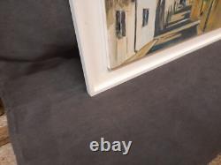 La Sauvetat 63 Puy-de-Dôme Auvergne Huile sur bois par C. Reverdeau 42,5 × 56 cm