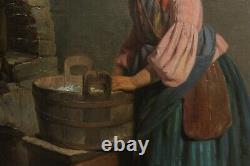 La laveuse Franz MEERTS (1836-1896), Belgique, petit métier