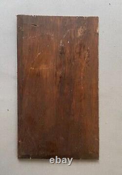 Le Fumeur De Pipe, Huile Sur Panneau, Monogramme HS, Peinture, Tableau Début XXe