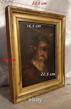 Le Juif Errant ou Portrait d'un Mousquetaire Huile Sur Bois Encadrée