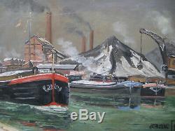 Leblanc Maurice Huile Sur Panneau Signée Handsigned Oil On Wood Panel Crozant