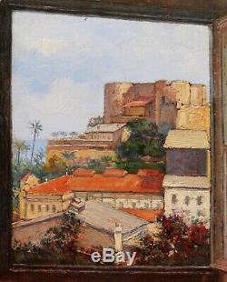 Léo VILHAR peintre slovène tableau huile Slovénie paysage Côte d'Azur Algérie