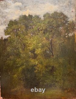 Léon Richet (1847-1907) Le Maquis De Montmartre, 1865 tableau barbizon