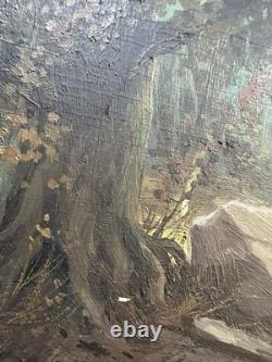 Léon ZEYTLINE (1885-1962) Huile sur panneau sous bois en Alsace Haut-Rhin