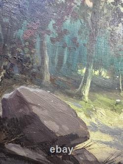 Léon ZEYTLINE (1885-1962) Huile sur panneau sous bois en Alsace Haut-Rhin