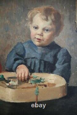 Léopold Haeck, 1868-1928, Portrait, Enfants 1891, Jeux, Cotes jusque 1.600 euros