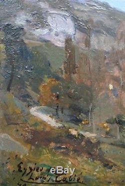 Louis CABIE 1853-1939 Harpignies Corot Bordeaux Paysage Impressionniste Dordogne